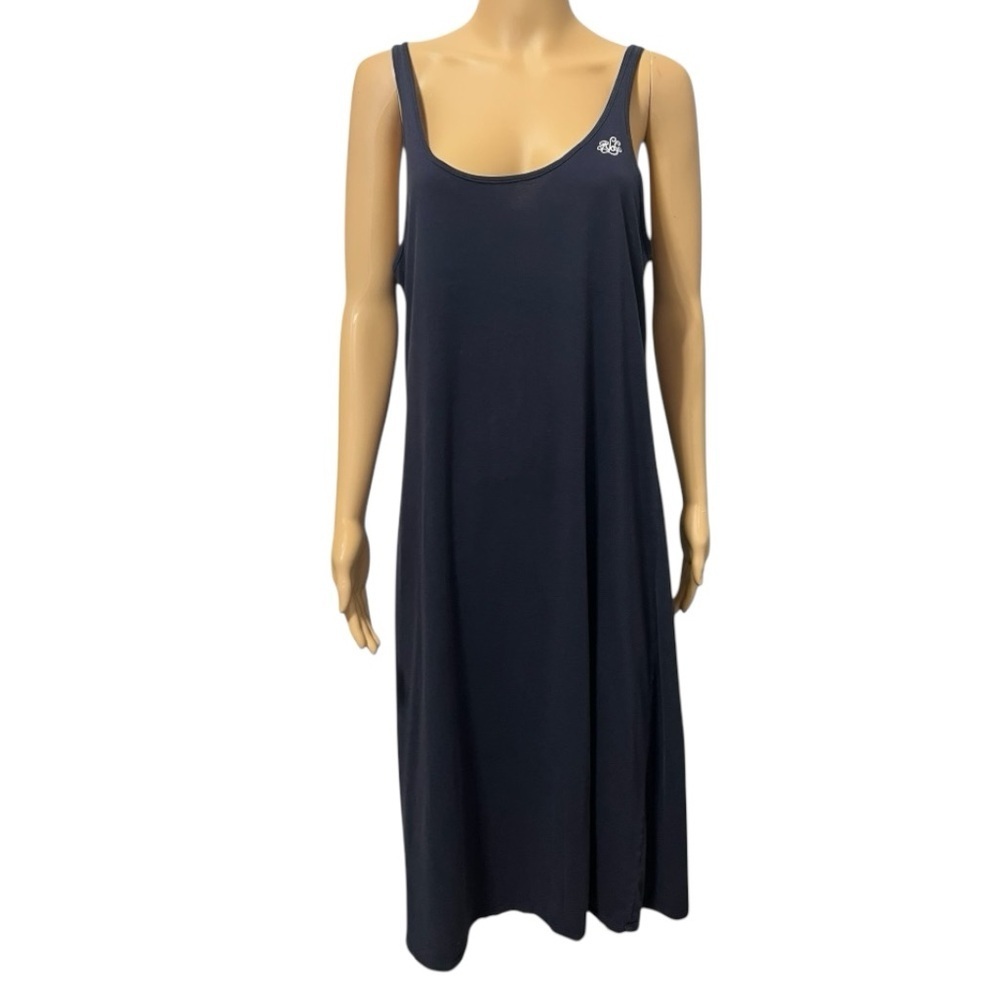 Lauren Ralph Lauren Navy Blue T-Shirt Dress Size L